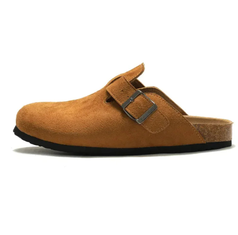 Suede Clogs