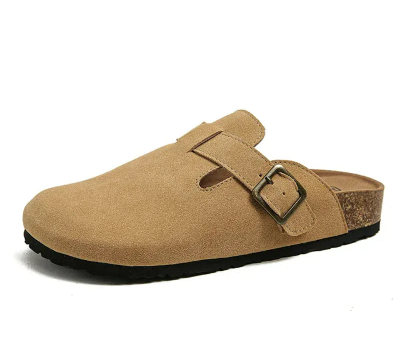 Suede Clogs