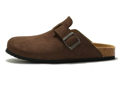 Suede Clogs